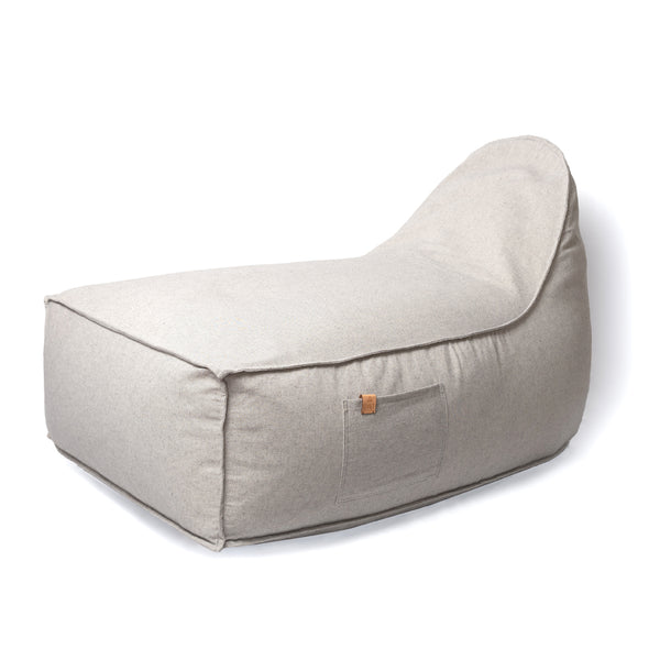 Sillón puff Gris Perla