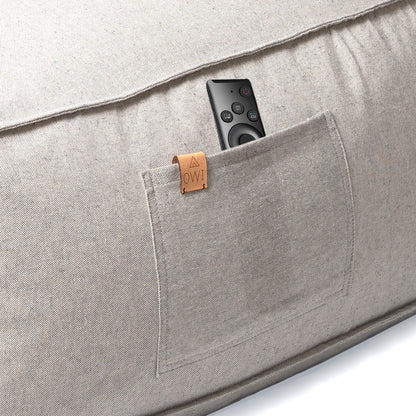 Sillón puff Gris Perla