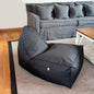 Sillón puff Negro