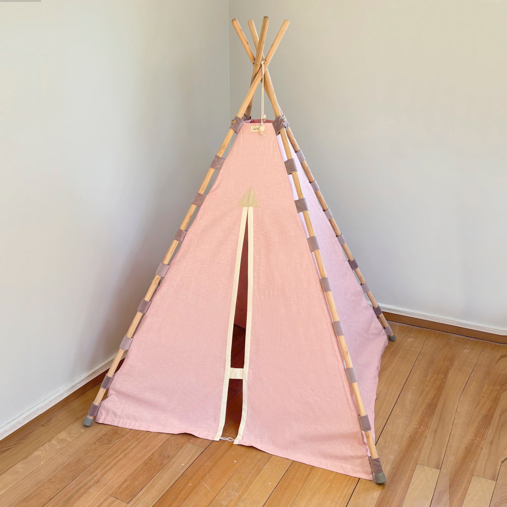 Carpa Tipi Lino Rosa