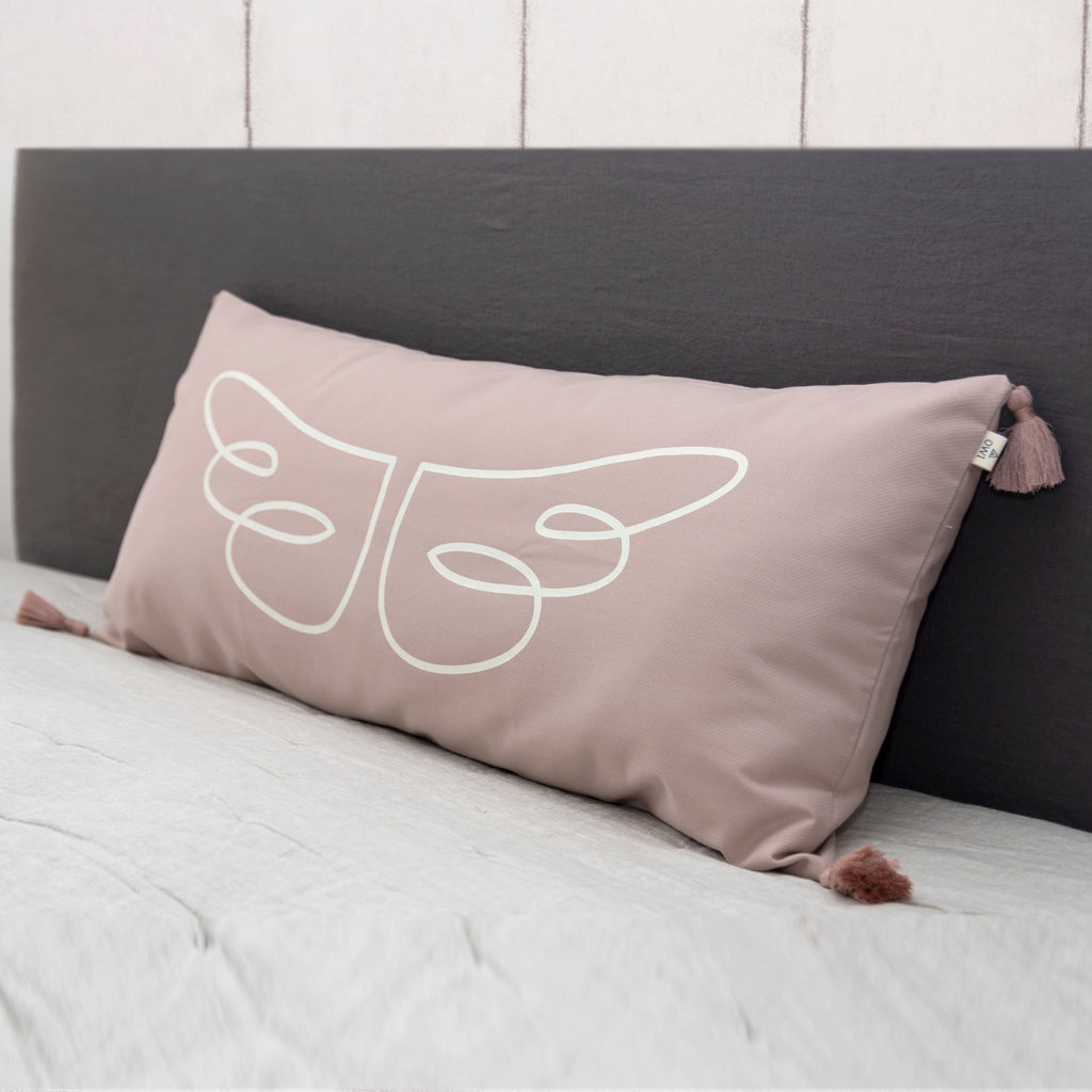 Cojín decorativo "alas" (40 x 90 cm.)