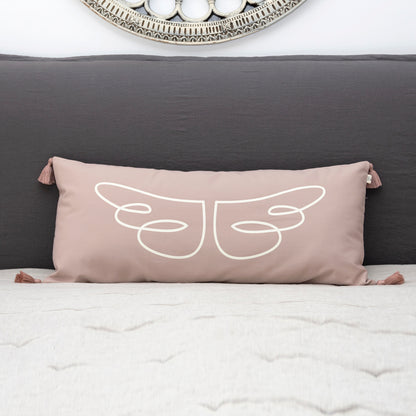 Cojín decorativo "alas" (40 x 90 cm.)