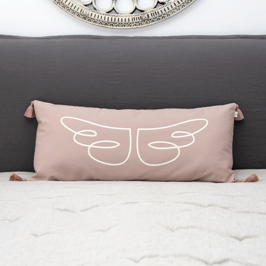 Cojín decorativo "alas" (40 x 90 cm.)