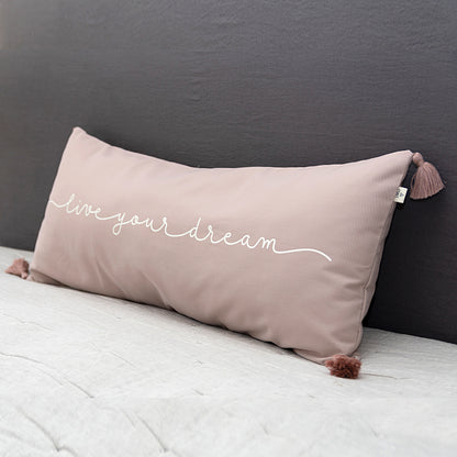Cojín decorativo "Live your dream" (40 x 90 cm.)