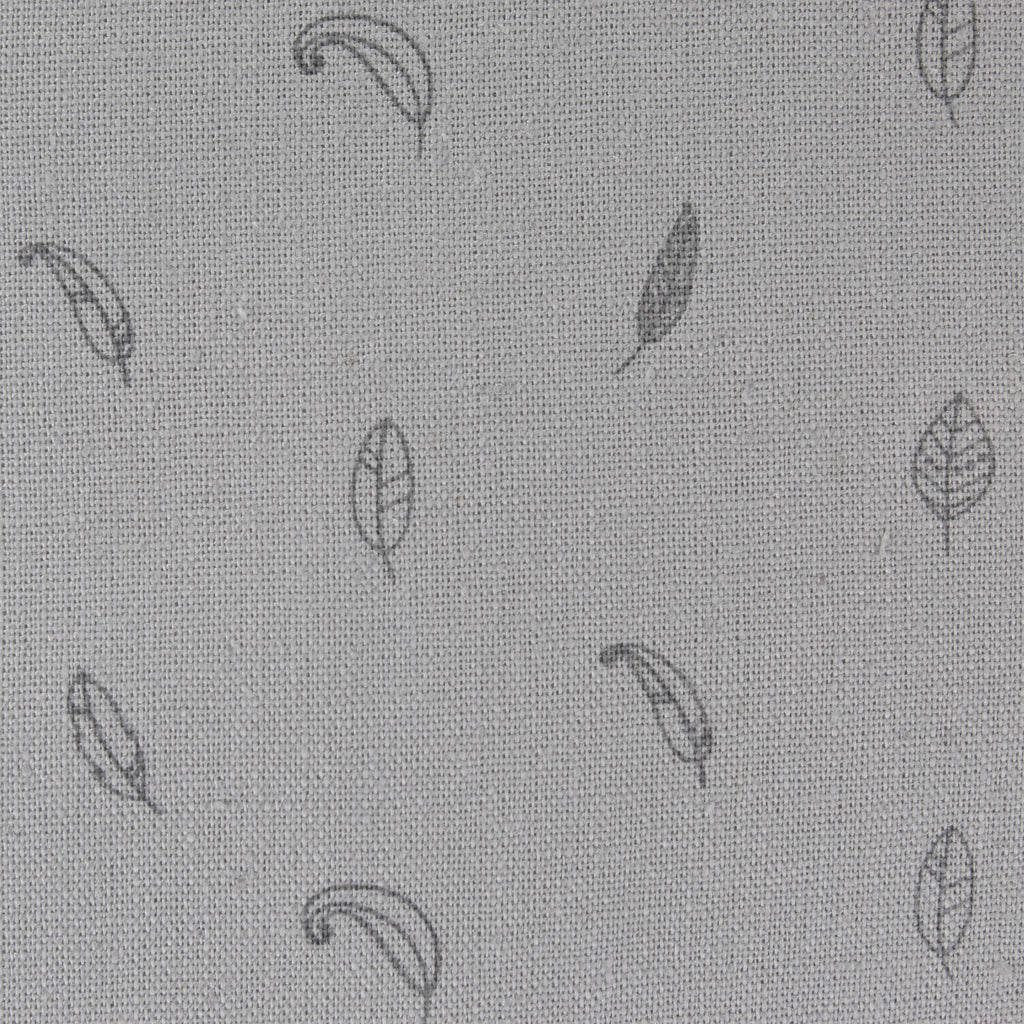 Cojín decorativo 50x50 cm. lino celeste plumas