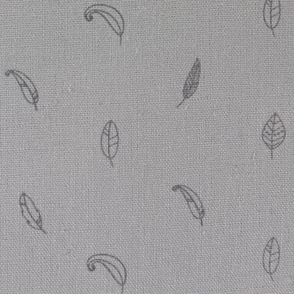 Cojín decorativo 50x50 cm. lino celeste plumas