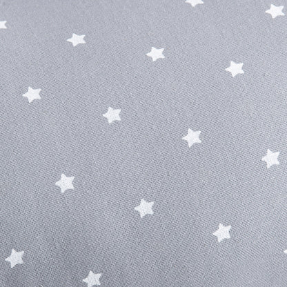Cojín de Lactancia Lino Gris Estrellas