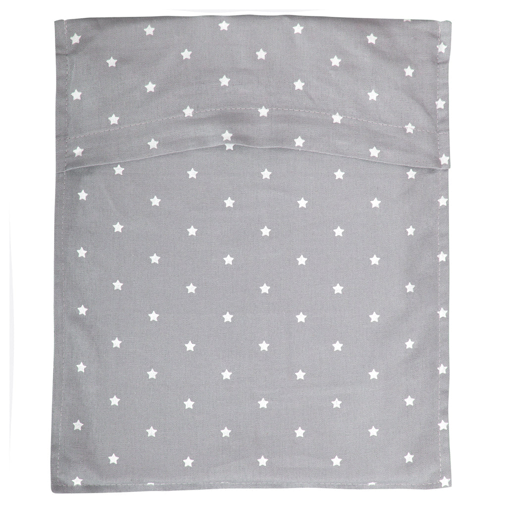 Cortina Baño Lino Gris Estrellitas
