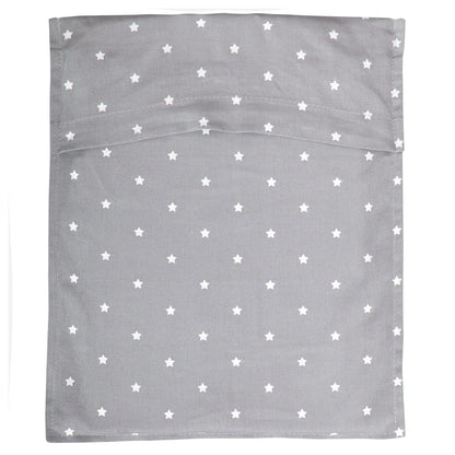 Cortina Baño Lino Gris Estrellitas