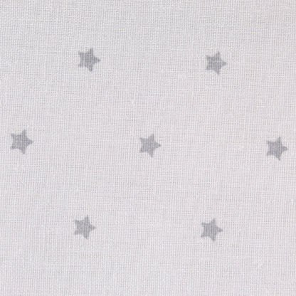 Funda Plumón Cuna Lino Blanco
