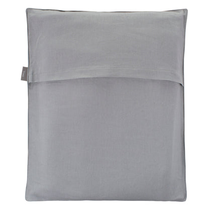 Funda Plumón Cuna Lino Celeste Plumas