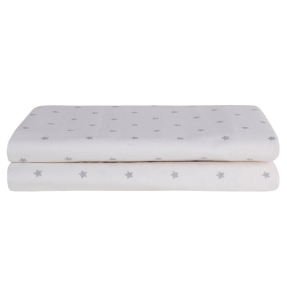 Funda Plumón Cuna Lino Blanco