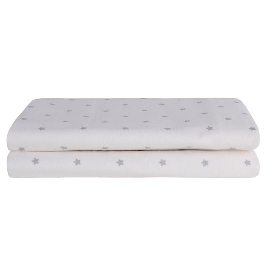 Funda Plumón Cuna Lino Blanco