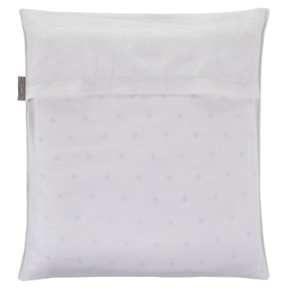 Funda Plumón Cuna Lino Blanco