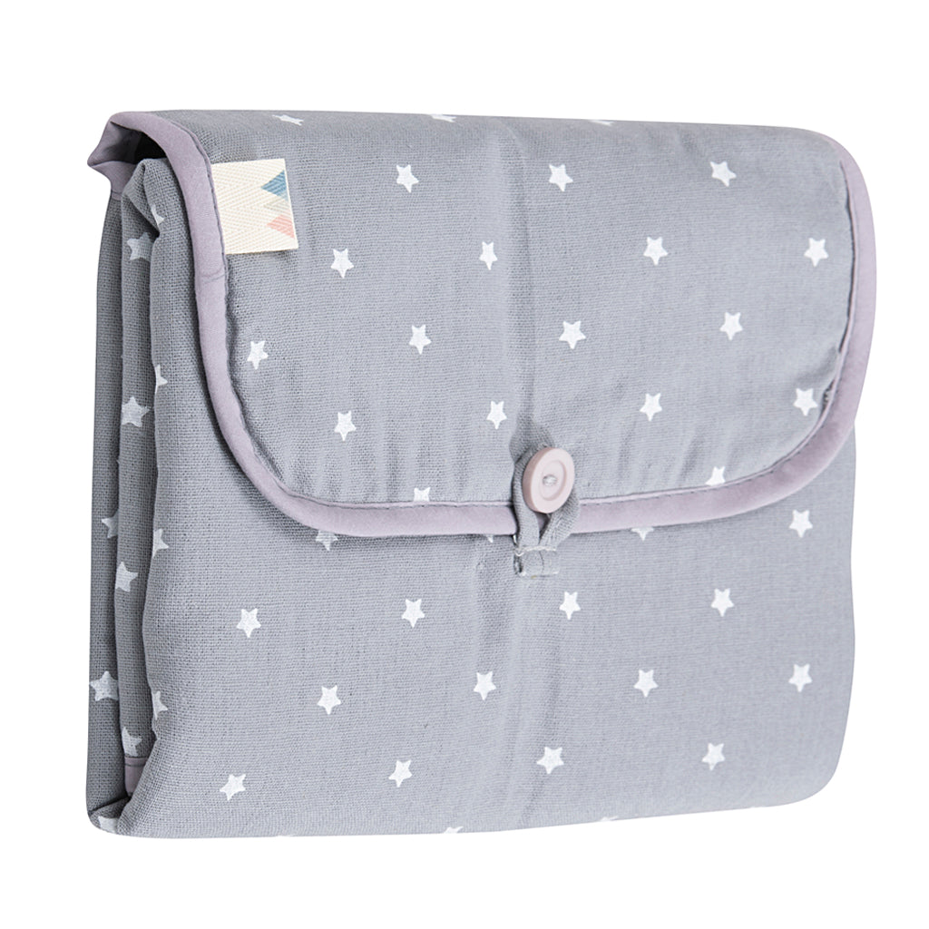 Mudador Portátil Lino Gris