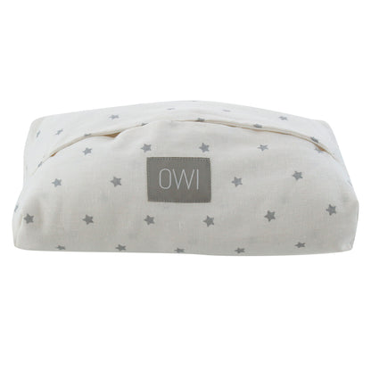 Porta Wipes Lino Blanco Estrellitas