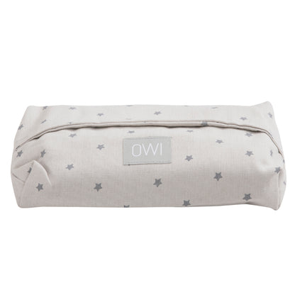 Porta Wipes Lino Masilla Estrellitas