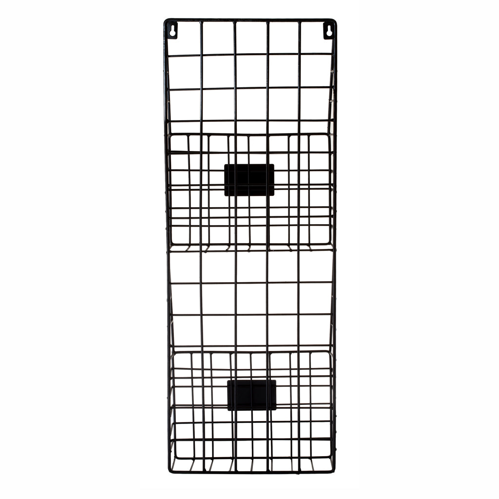 Revistero Metal Doble Negro