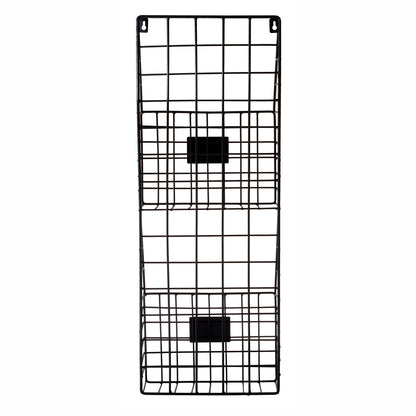 Revistero Metal Doble Negro