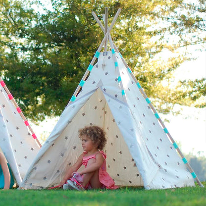 Carpa Tipi Estrella Turquesa
