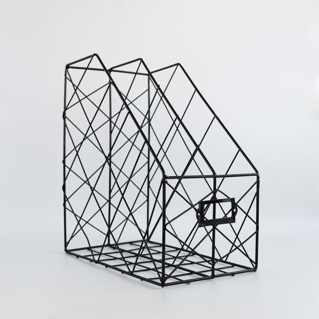 Archivador escritorio metal negro