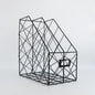 Archivador escritorio metal negro
