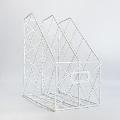 Archivador escritorio metal blanco