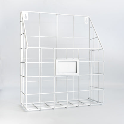 Revistero Metal Simple Blanco